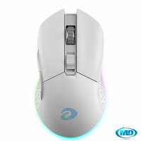 Chuột DareU EM901 RGB Wireless White