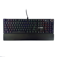 Bàn phím cơ GNET GH315S Switch Quang Chống Nước, LED RGB, Có Núm Vặn, Có Kê Tay.