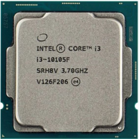 Cpu Intel Core I3 - 10105F 4C/8T ( 3.7GHz up to 4.4GHz, 6MB ) New Tray