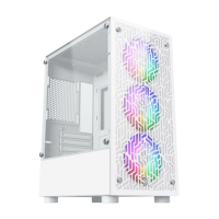 Case Xigmatek NYX Artic 3F White (Sẵn 3 Fan Rainbow RGB)